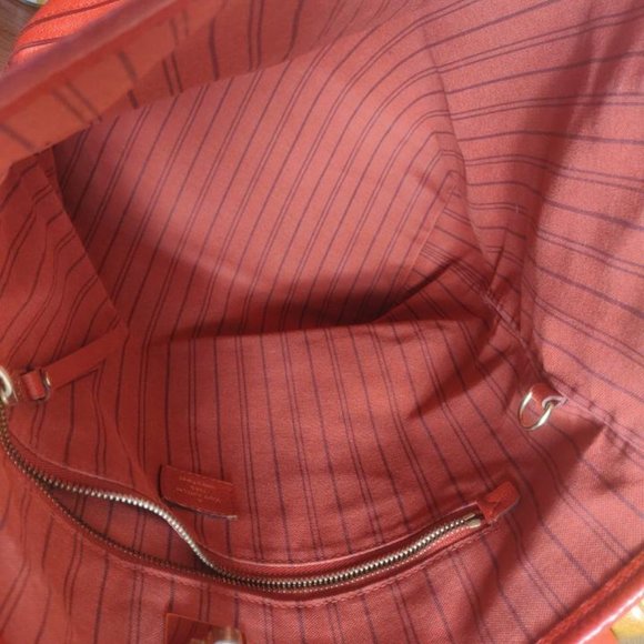 Auth Louis Vuitton Citadine Pm Noir Empriente Orange - Picture 8 of 11